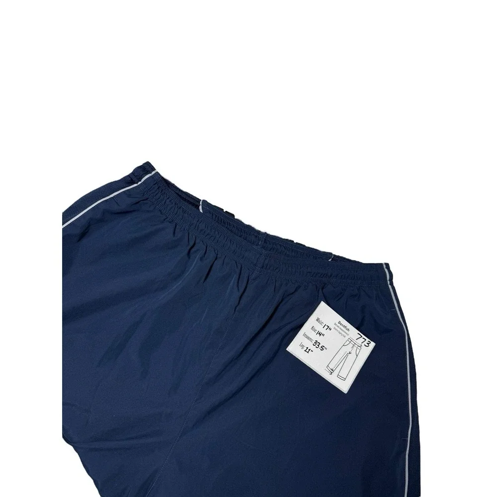 VINTAGE Reebok Pants Adult XL Blue White Track Jogger Lightweight 90s‎